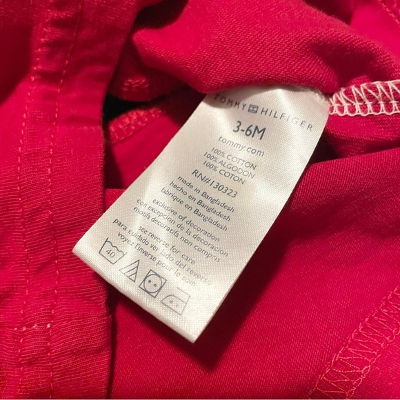 Tommy Hilfiger Baby Polo Shirt Size 3-6 Month Tshirt - Picture 7 of 16